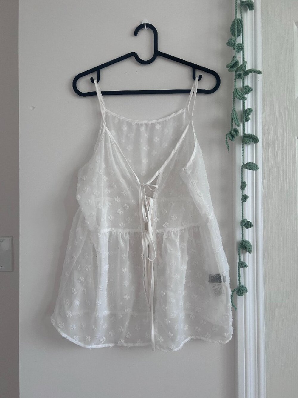 DAZY Sheer Babydoll Blouse
